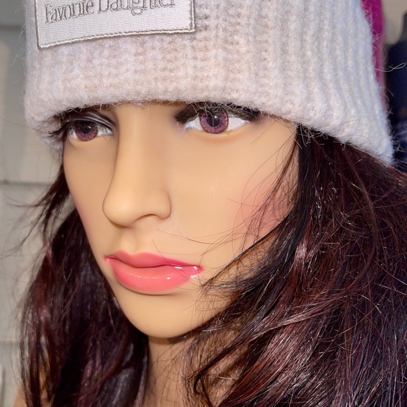 Favorite Daughter Cream Knit Beanie - Picture 8 of 11